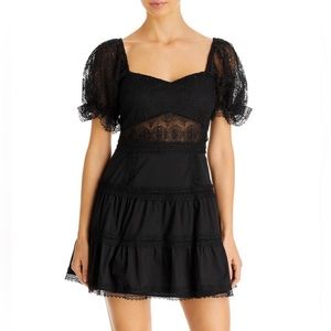 Short sleeve lace dress